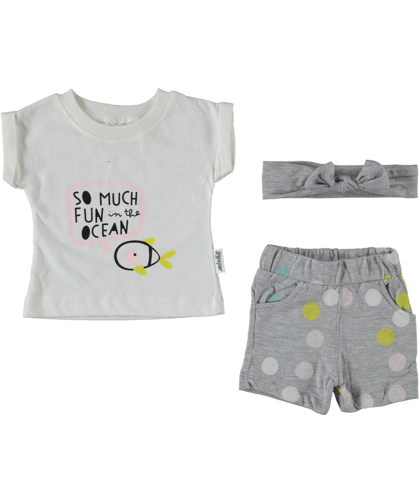 Fun in The Ocean Baby Girl Set